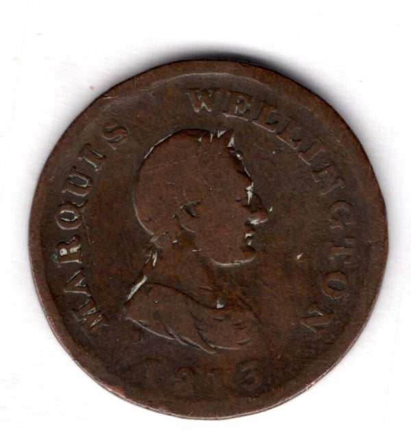 Marquis Wellington Halfpenny Token 1813.