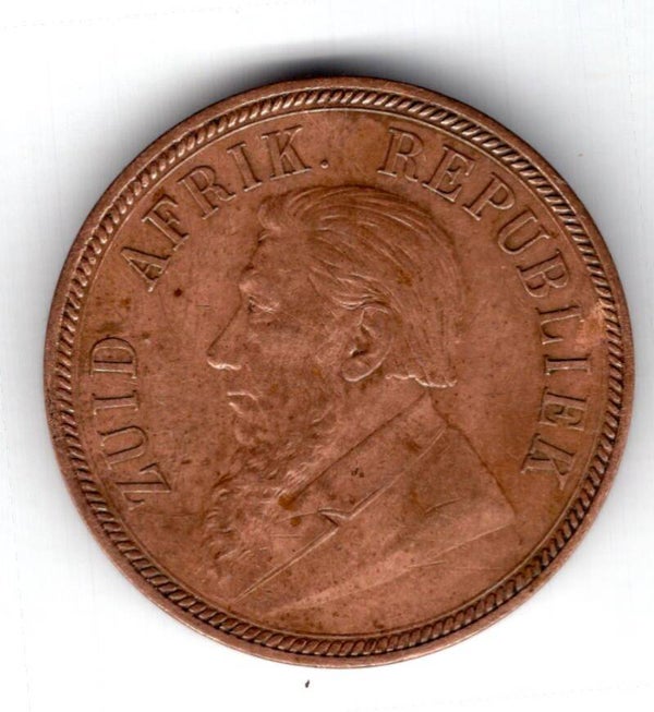 South Africa. Penny 1892. Cleaned.