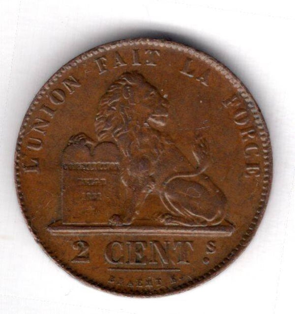 Belgium. 2 Centimes 1863.   DY17902