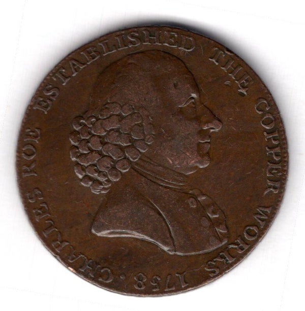 Macclesfield Halfpenny 1791.    DY17911