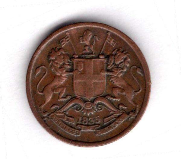 East India Company. 1/12th Anna 1835.                DY17937