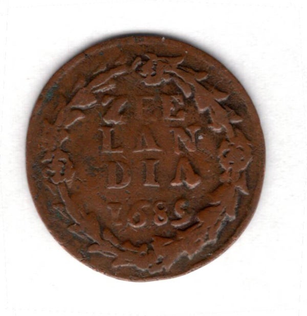 Zeelandia, 1 Duit, 1689.                      DY17955