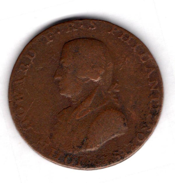 Chichester & Portsmouth Halfpenny 1794.