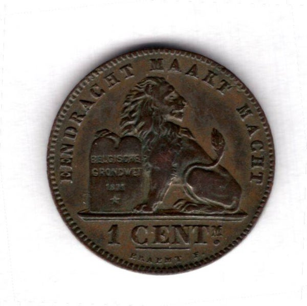 Belgium. Centime 1887.    DY17988