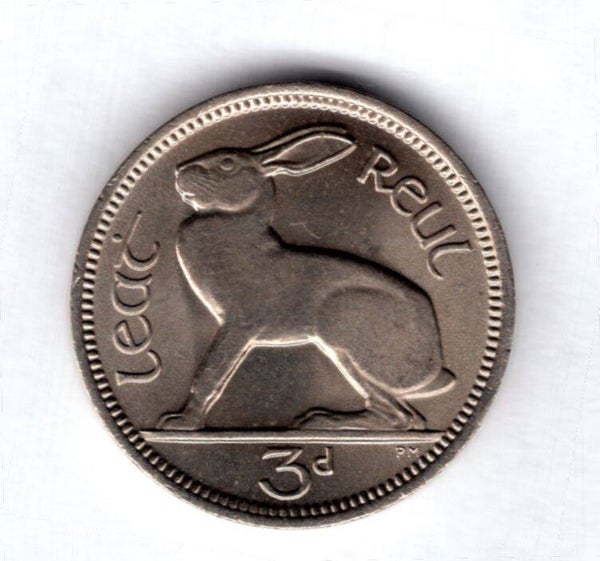 Ireland. Threepence 1968.  dy17996