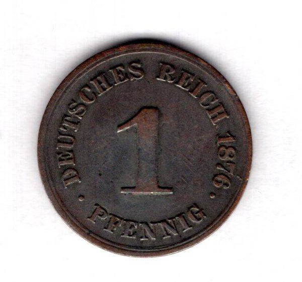 Germany, 1 Pfennig 1876G.   dy18013