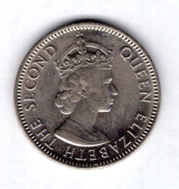 British Honduras. 25 Cents 1974.  100,000 minted.              DY18017