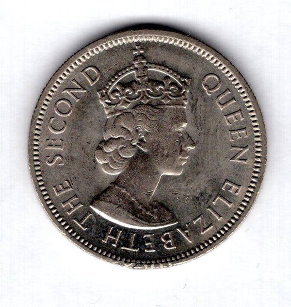 British Honduras. 25 Cents 1972.  200,000 minted.              DY18018