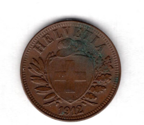Switzerland. 2 Rappen 1912.   dy18054