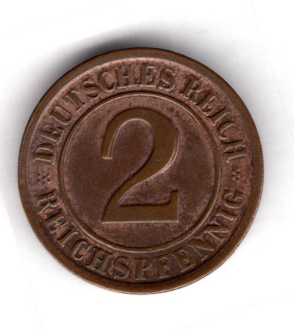 Germany. 2 Reichspfennig 1924G.