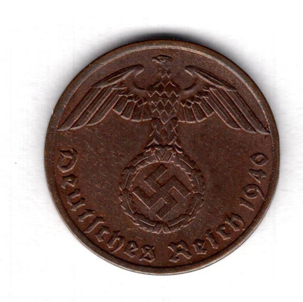 Germany. Reichspfennig bronze 1940A.   dy18116