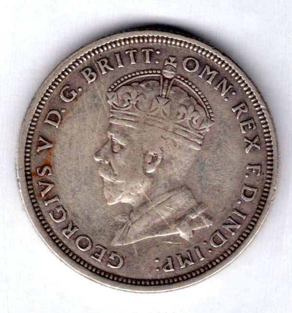 Australia, Commemorative Florin, 1927.  Scratches.               DY18134