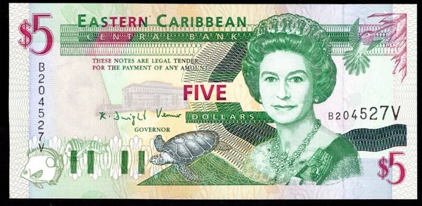 St Vincent. $5 (1994) B204527V. UNC.   DY18190