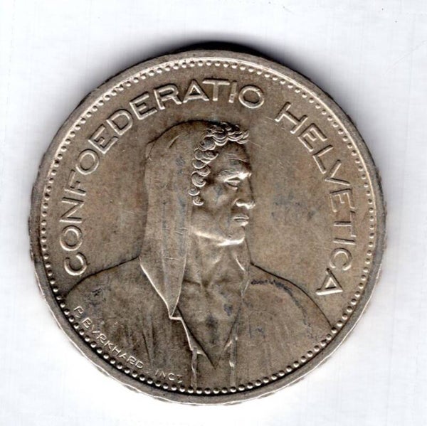 Switzerland, 5 Francs 1935B.                            DY18294