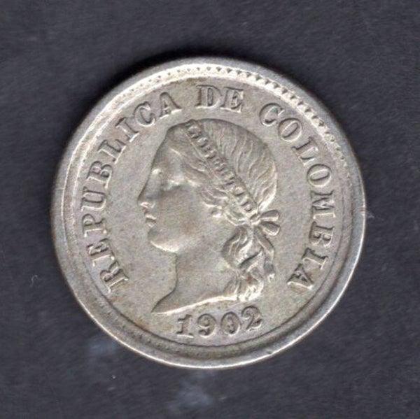 Colombia. 5 Centavos 1902.        DY18341