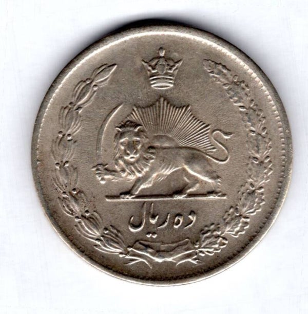Iran. 10 Rials 1323/1944 A.D.   DY18348