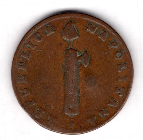 Naples, 6 Tornesi, 1799.                                      DY18352