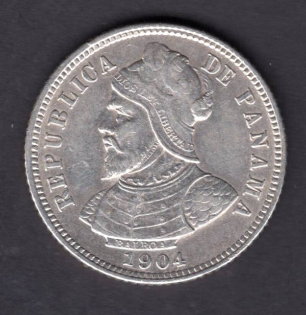 Panama, 10 Centesimos 1904.            DY18374