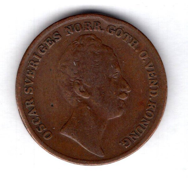 Sweden. 2/3rd Skilling 1847.   DY18415