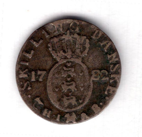Denmark, 2 Skilling 1782.                                           DY18416