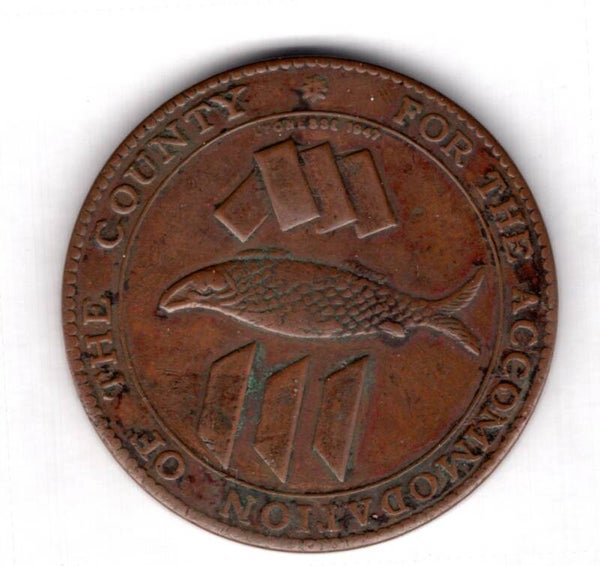 Cornish Penny RESTRIKE "Lyonesse 1947".    DY18484