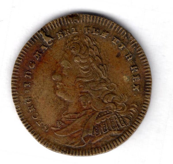 George II. Brass Token.                    DY18504
