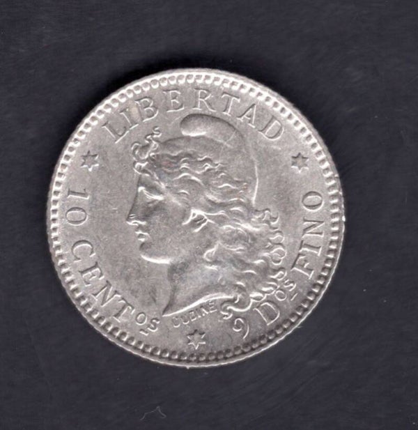Argentina, 10 Centavos, 1883. DY18580