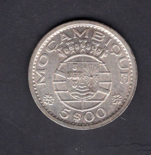 Mozambique. 5 Escudos 1960.     DY18610
