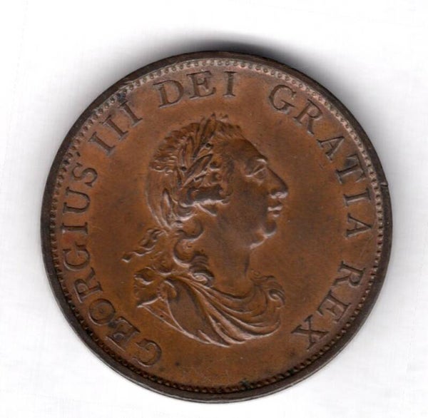 Great Britain, George III, Halfpenny 1799. DY18691