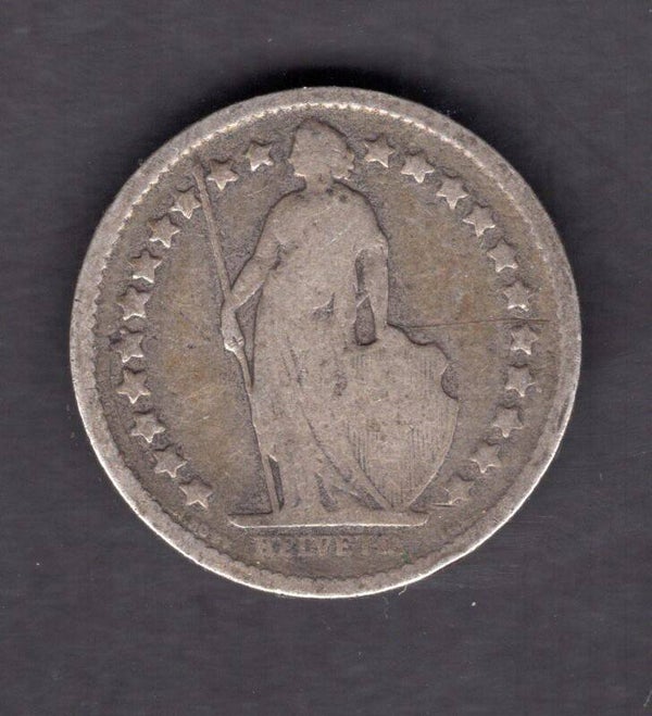 Switzerland. 1/2 Franc 1875.    DY18759