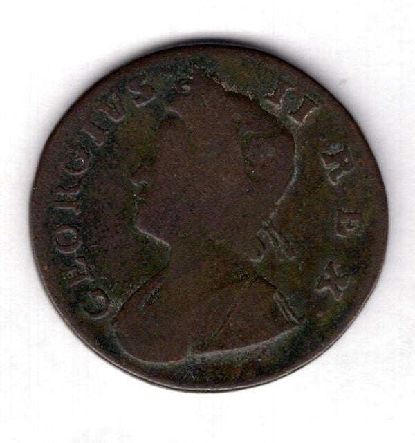 Great Britain, George II, Halfpenny, 1739.                              DY18767