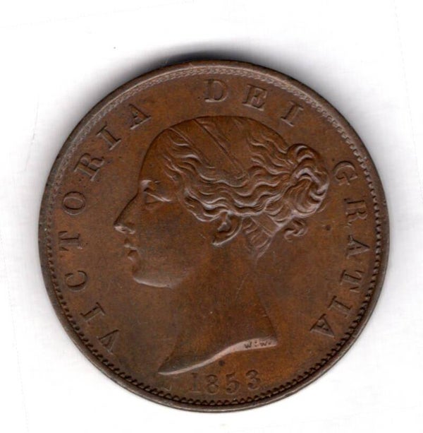 Victoria. Halfpenny 1853.   DY18788