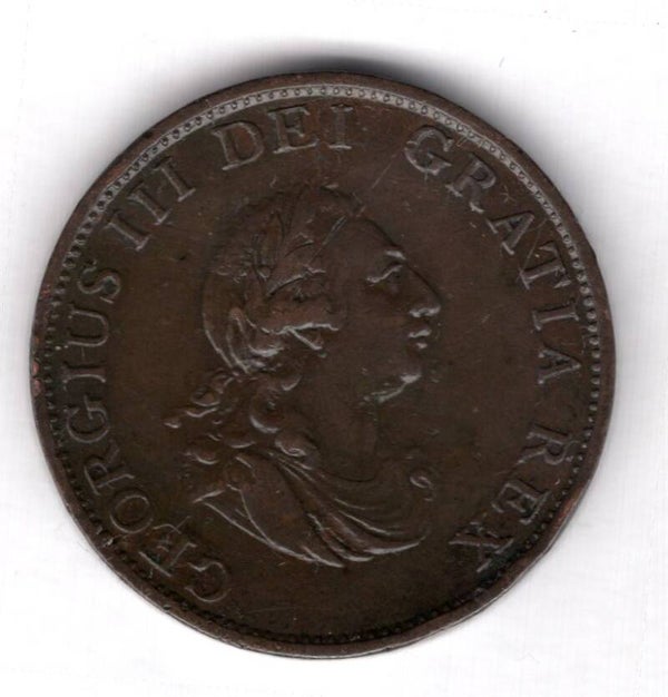 Great Britain, Halfpenny, 1799.                                        DY18809