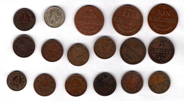 Austria, 17 Coins.                              DY18848