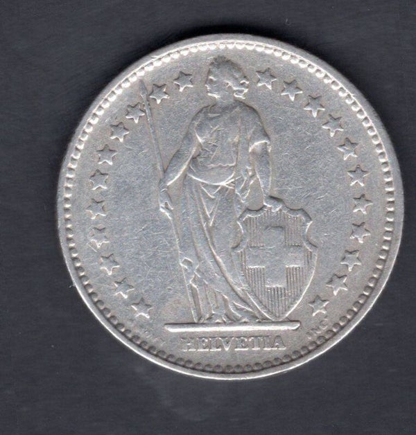 Switzerland. 2 Francs 1928.   DY18856