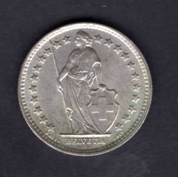 Switzerland. 1/2 Franc 1960.   DY18892