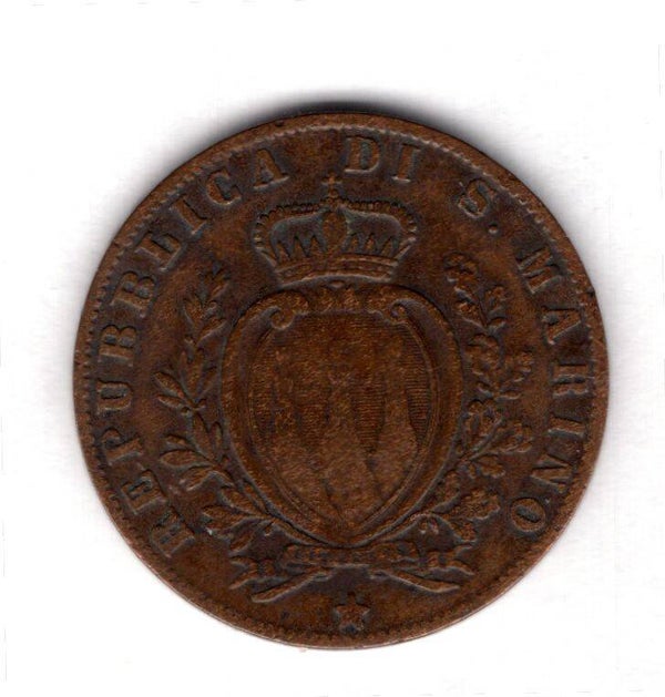 San Marino. 5 Centesimi 1894R.   DY18897