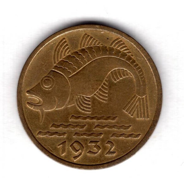 Danzig. 10 Pfennig 1932.   DY18967