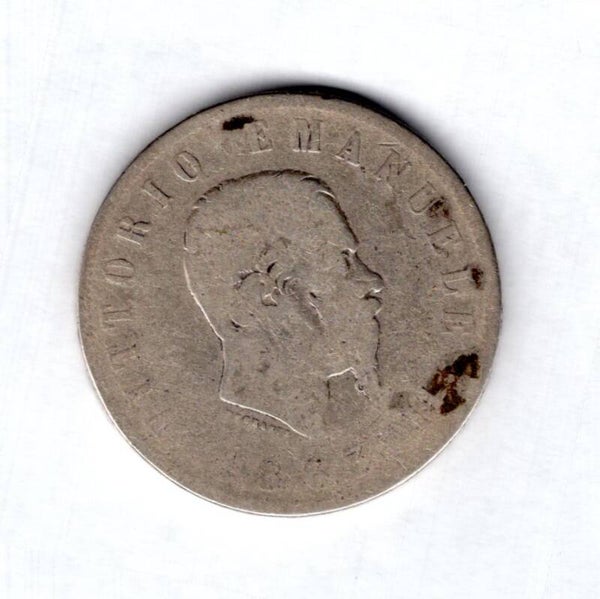 Italy. 2 Lire 1863T.   DY18936