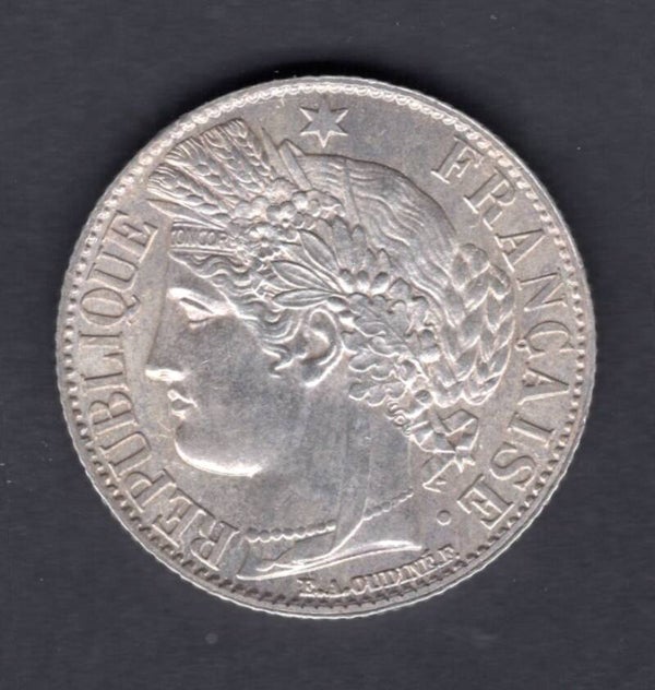 France. Franc 1872A.   DY18974