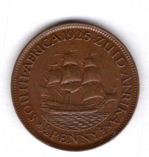 South Africa. Halfpenny 1925.   DY18993