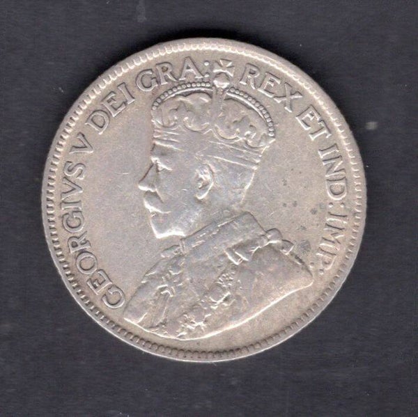 Newfoundland. 25 Cents 1917C.   DY19002