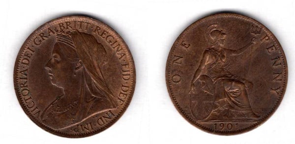 Great Britain, Victoria Penny 1901.                              DY19013