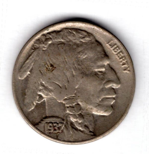 USA. 5 Cents 1937P.   DY19064