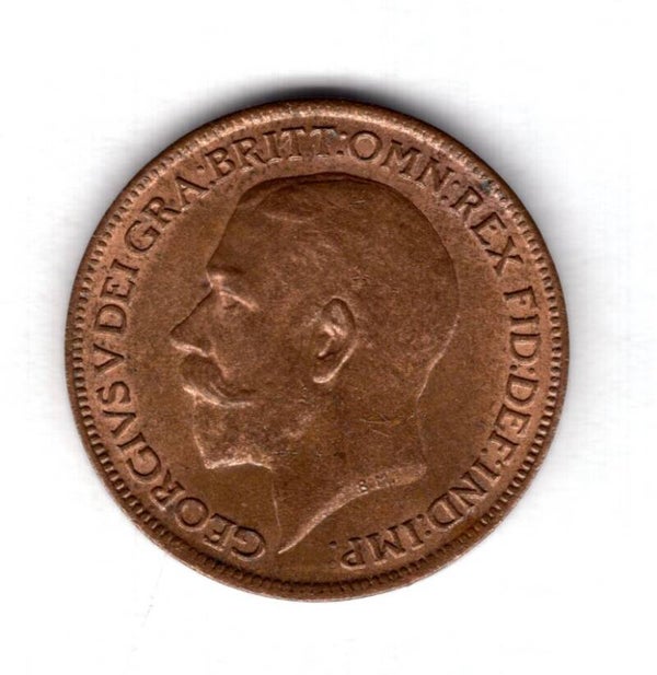 George V. Farthing 1918.   DY19071