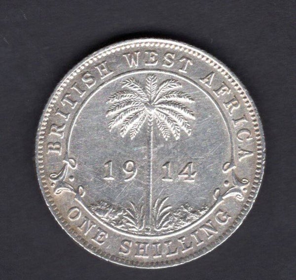British West Africa, Shilling. 1914H. DY19087