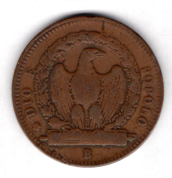 Roman Republic. 3 Baiocchi 1849.   DY19215