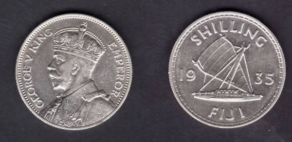 Fiji. Shilling 1935.  dy19269