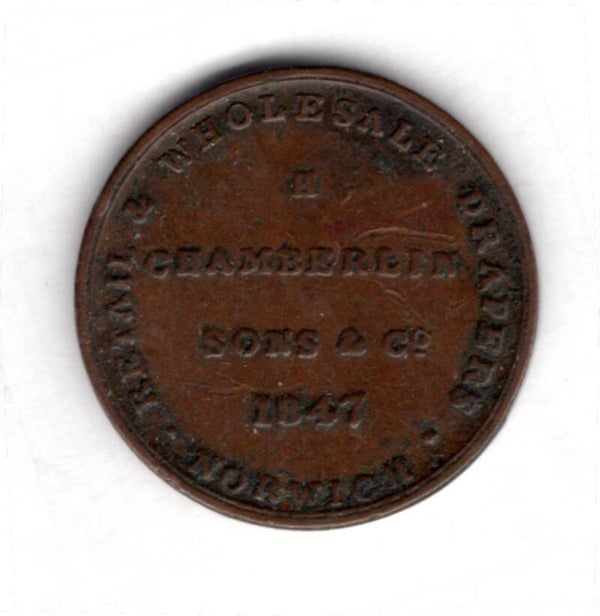 Chamberlin & Sons, Drapers Norwich 1847.   DY19272