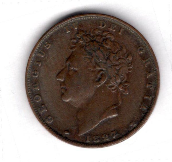 George IV. Farthing 1827.   DY19279